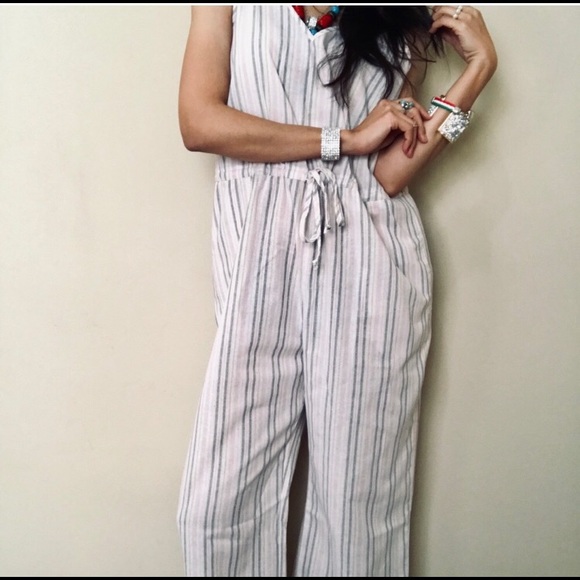 Anthropologie Drew Striped Jumpsuit - Picture 5 of 8